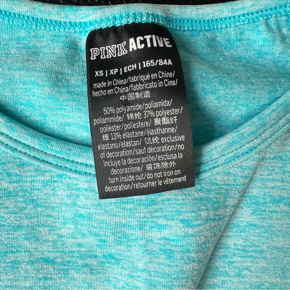 PINK Active Women’s Blue Long Sleeve Athletic Shirt Size XS - Picture 2 of 5